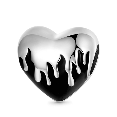 "You Melt My Heart" Heart Charm