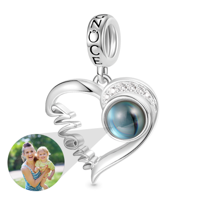 Projection Mom Love Photo Pendant