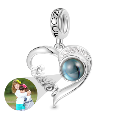 Projection Sister Love Photo Pendant