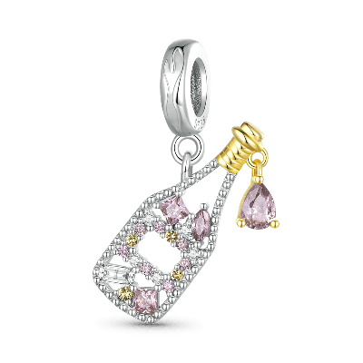 Champagne Bottle Pendant