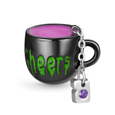 Witch Tea Cup Charm