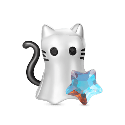 Cat Ghost Charm