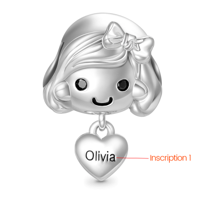 Love Girl Engravable Charm