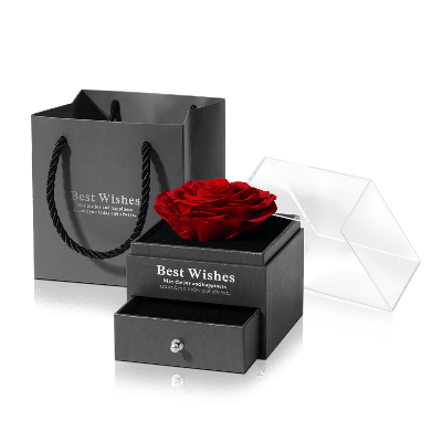 Preserved Rose Jewelry Box