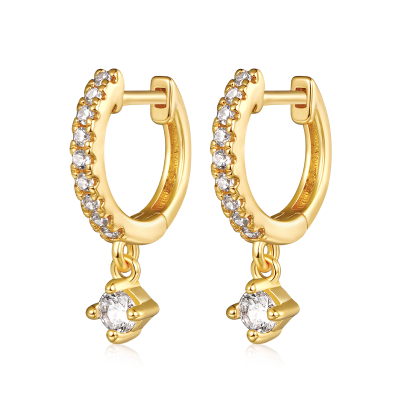 Diamond Dangle Earrings