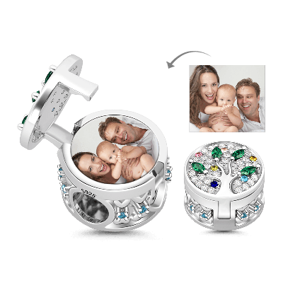 Family Tree Locket Charm