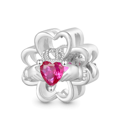 Red Love Crown Charm