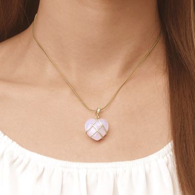 Barbie Pink Heart Necklace