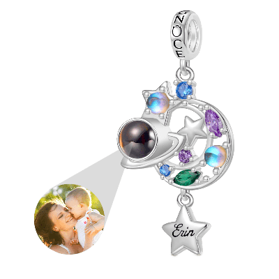 Projection Planet Engravable Pendant