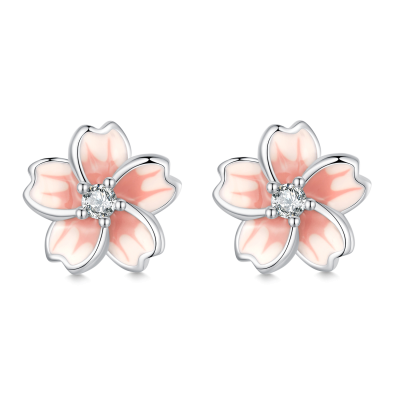 Cherry Blossom Stud Earrings
