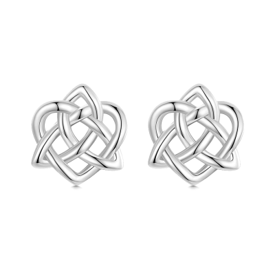 Celtic Knot Stud Earrings