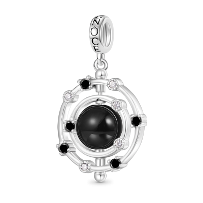 Rotatable Black Onyx Pendant
