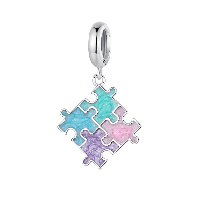 Color Puzzle Pendant
