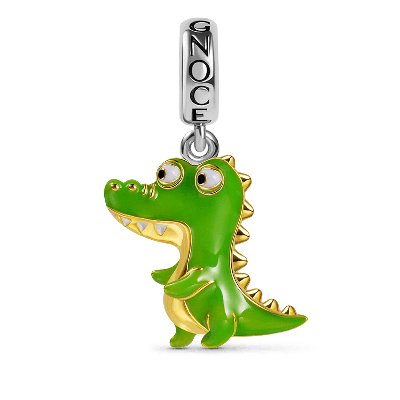 Green Alligator Pendant