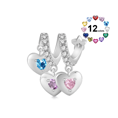 Three Hearts Family Pendant