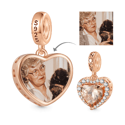 Heart Personalized Photo Pendant
