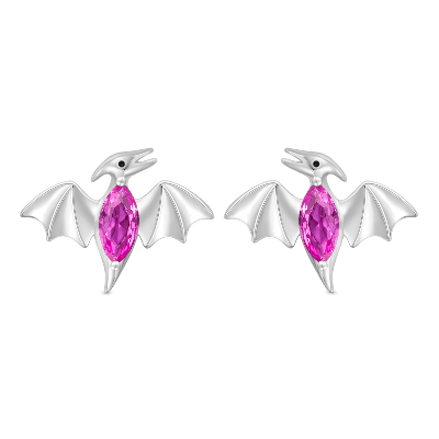 Pterodactyl Stud Earrings