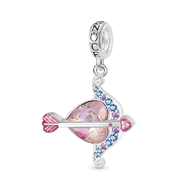 Cupid's Arrow Heart Pendant