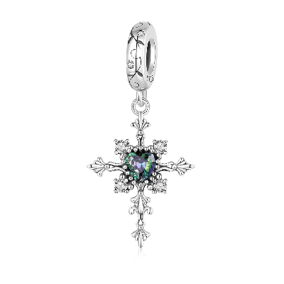 Heart of Darkness Cross Pendant