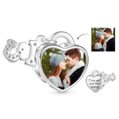 Heart Photo Charm