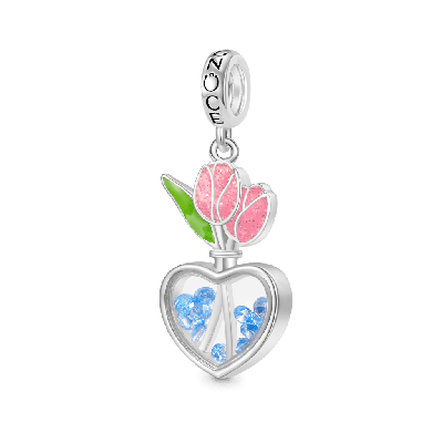 Tulip Heart Pendant