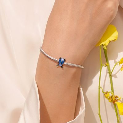 Blue Morpho Butterfly Charm