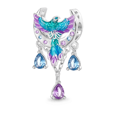 Phoenix Moon Charm