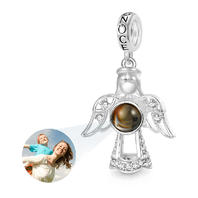 Angel Projection Photo Pendant