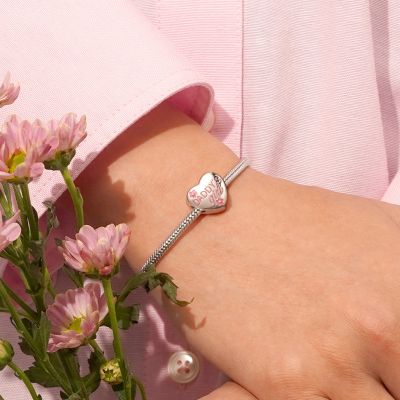 DADDYS Girl Heart Charm