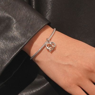 Happy Anniversary Ring Heart Pendant