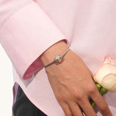 Heart Planet Charm