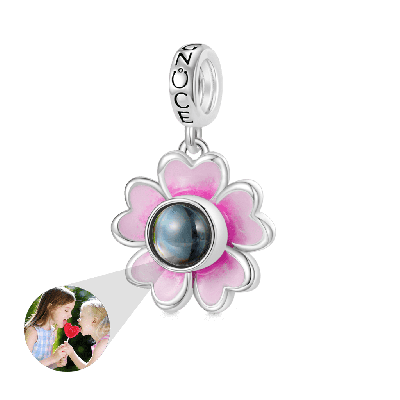 Sakura Projection Photo Pendant
