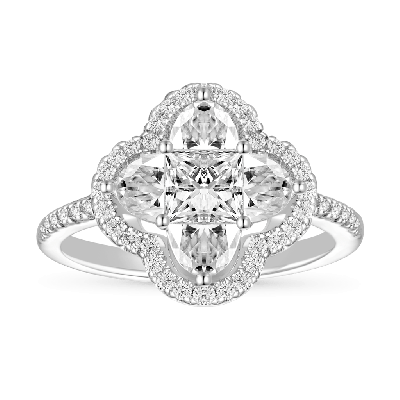 Diamond Cluster Ring