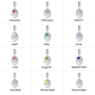 Fingerprint Birthstone Pendant