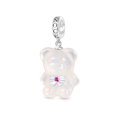 Chalcedony Gummy Bear Pendant