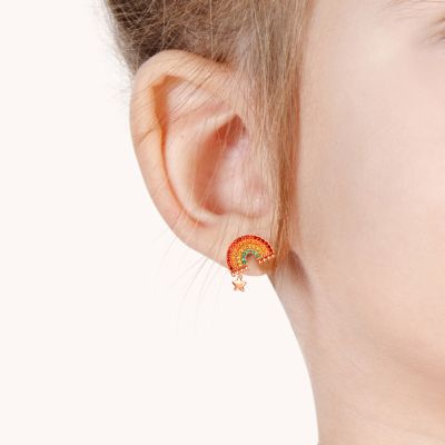 Rainbow Stud Earrings