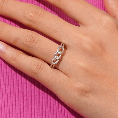 Three Open Circle Ring