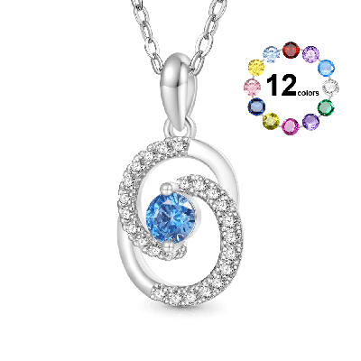 Heart of the Ocean Round Necklace