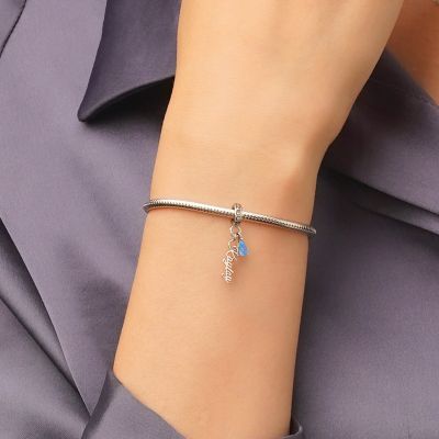 Engravable Name Birthstone Pendant