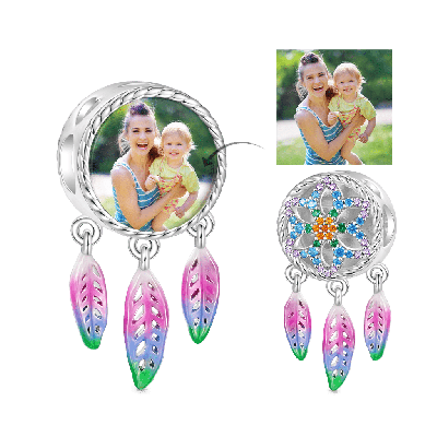 Rainbow Dream Catcher Charm