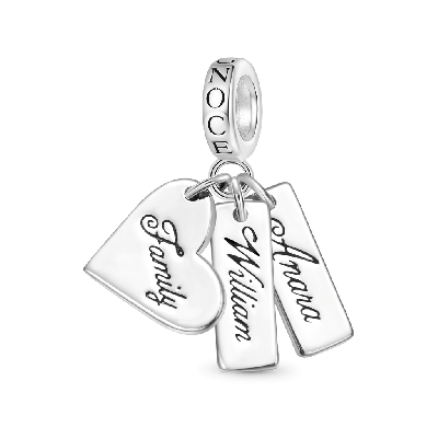 Heart Engravable Triple Pendant