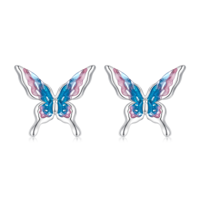 Aura Butterfly  Stud Earrings