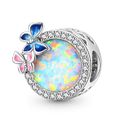 Flying Butterflies Charm