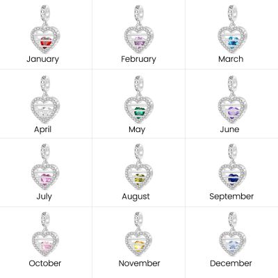 Sealed Love Birthstone Pendant