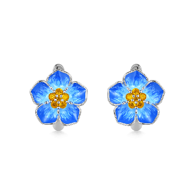 Forget-Me-Not Flower Earrings