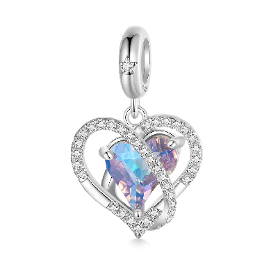 Intertwined Love Romantic Pendant