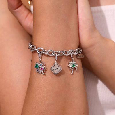 Coconut Tree Clasp Clusters Charm