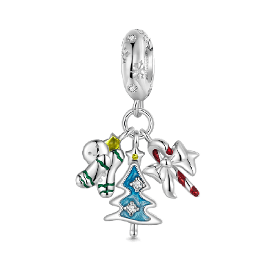 Christmas Tree Triple Pendant