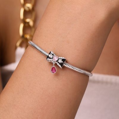 Romantic Vintage Bow Charm
