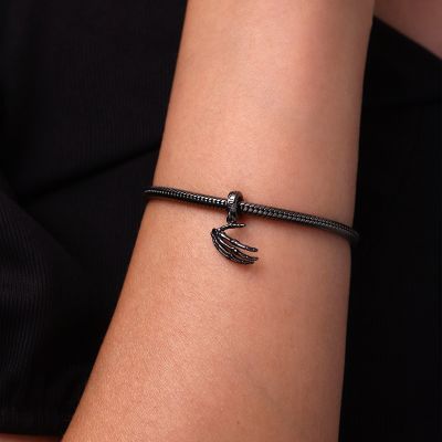 Halloween Skull Handshake Double Pendant
